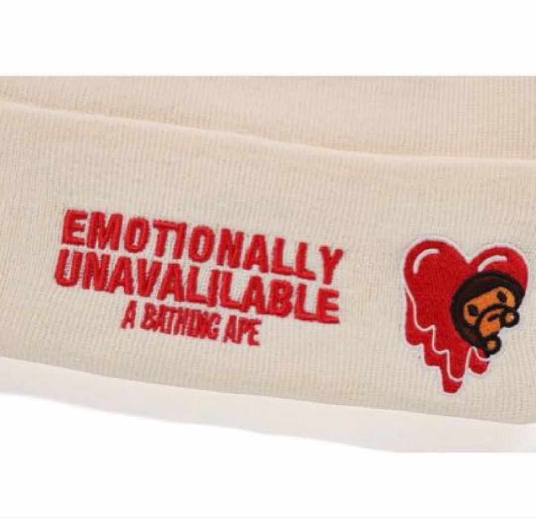 アベイシングエイプ　エモーショナリーアンアべイラブル　ビーニー