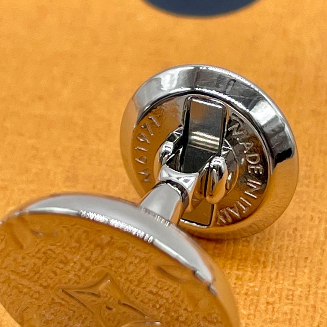 ✨希少ケース付き✨ルイヴィトン　モノグラム カフスボタン M61971 シルバー