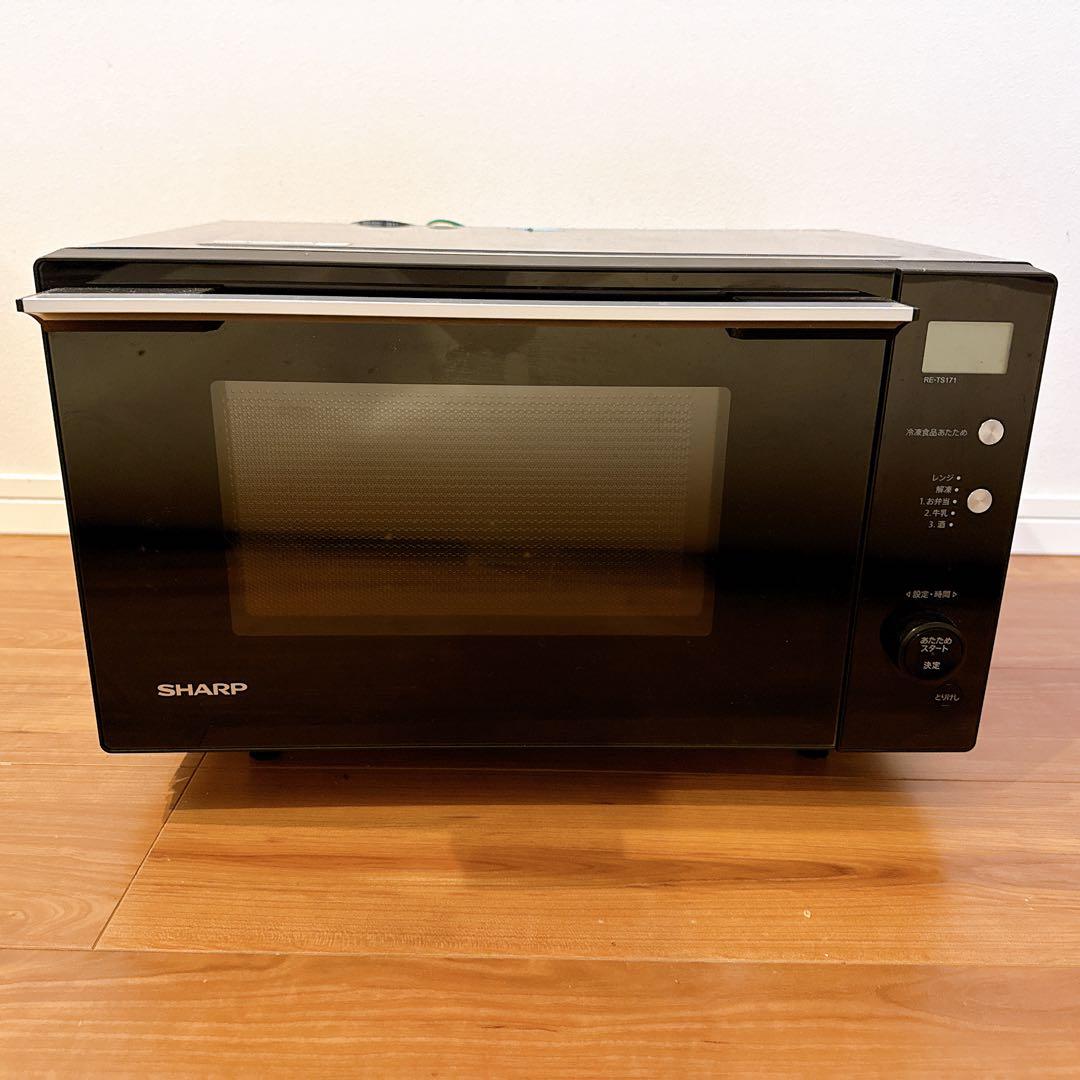 2023年製　SHARP 単機能電子レンジ ブラック