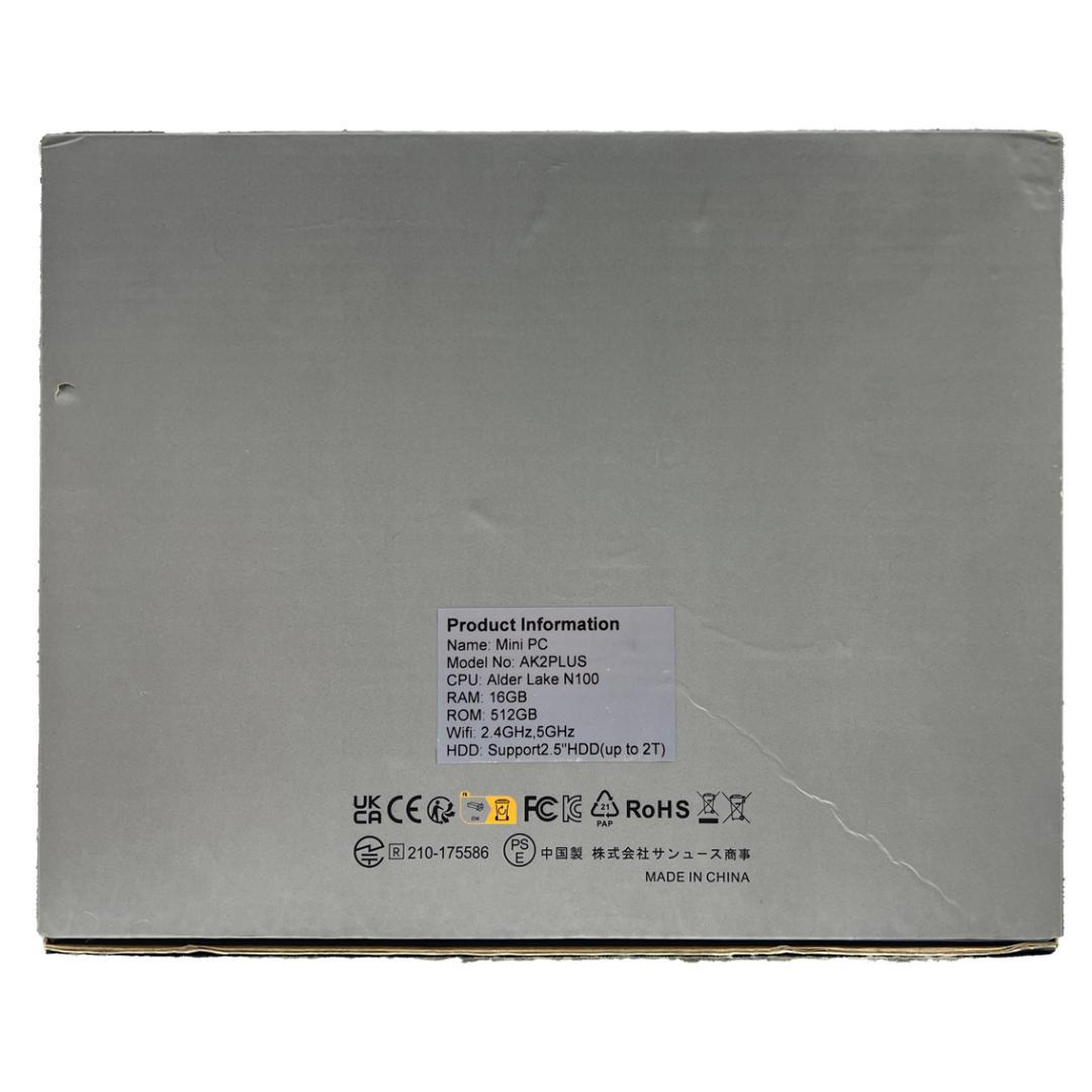 【スタートセール】FIREBAT ミニPC N100 16GB 1TB