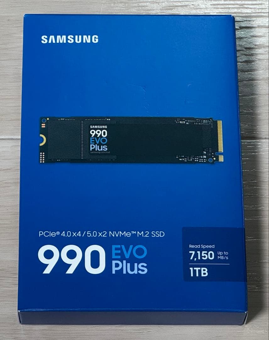 内蔵型SSD Samsung 990 EVO Plus 1TB M.2 SSD