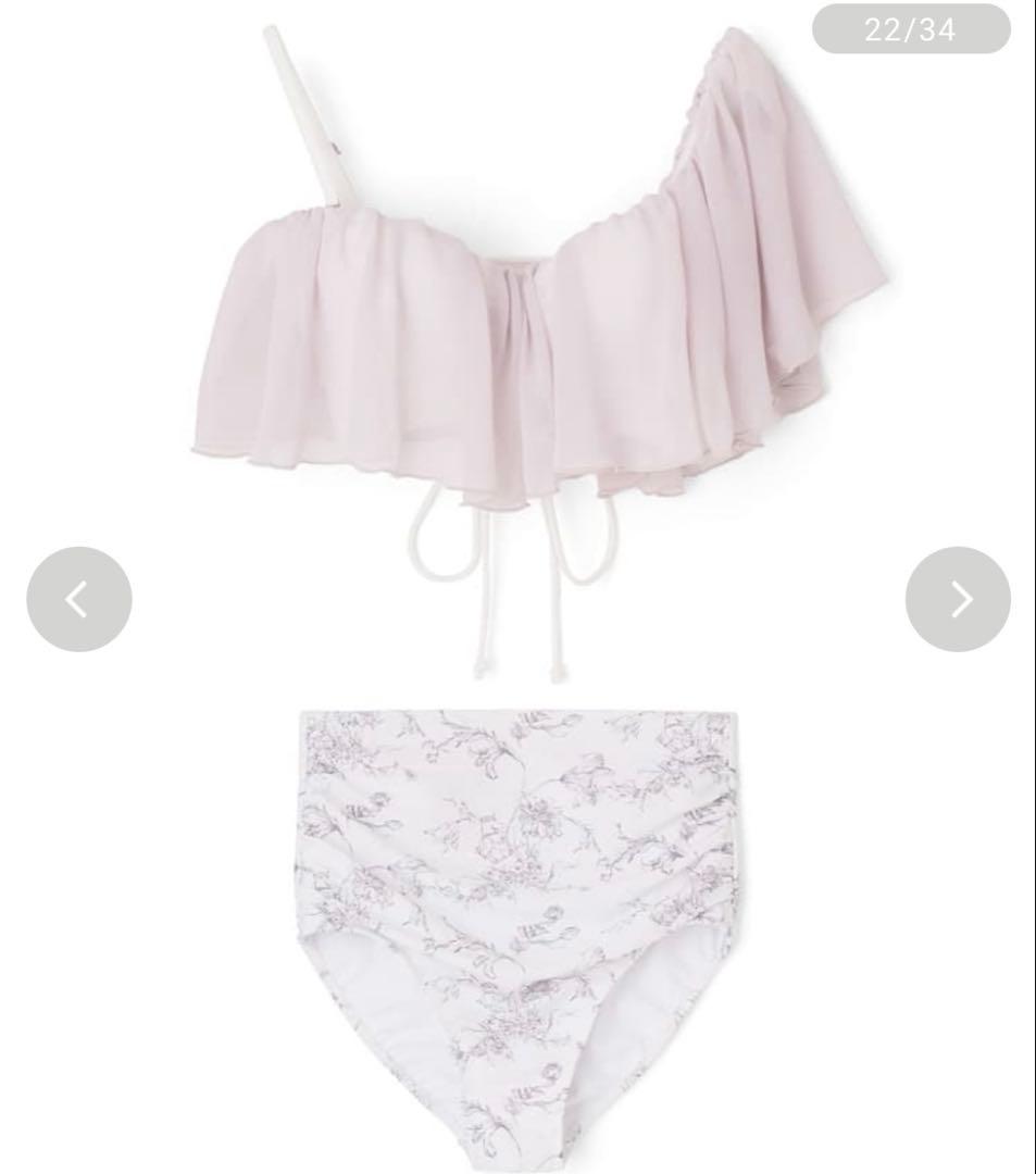 2025年新作 ワンショルフリルワイヤービキニ　San-ai 三愛 スカート付き