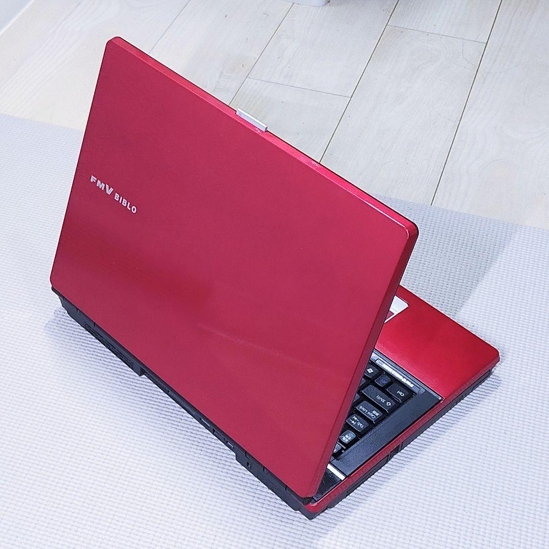 ★特価品★鮮やかルビーレッド★日常普段使いに♪新品高速SSD搭載★オフィス付き★