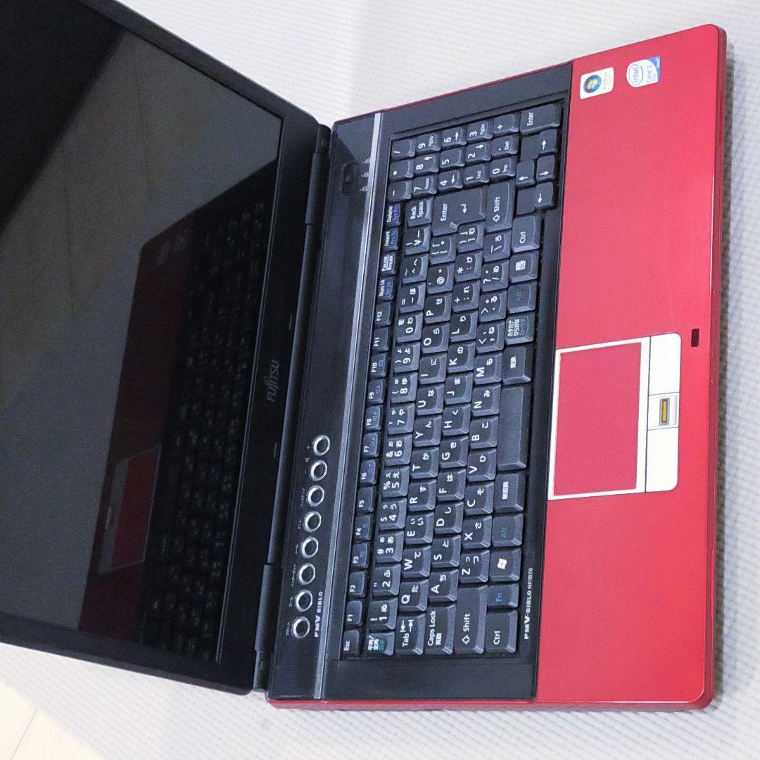 ★特価品★鮮やかルビーレッド★日常普段使いに♪新品高速SSD搭載★オフィス付き★