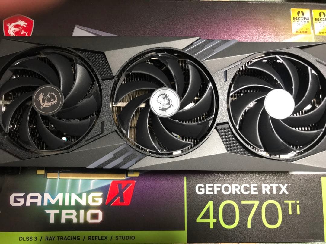グラフィックボード・グラボ・ビデオカード GeForce RTX 4070 Ti Gaming X TRIO 12G