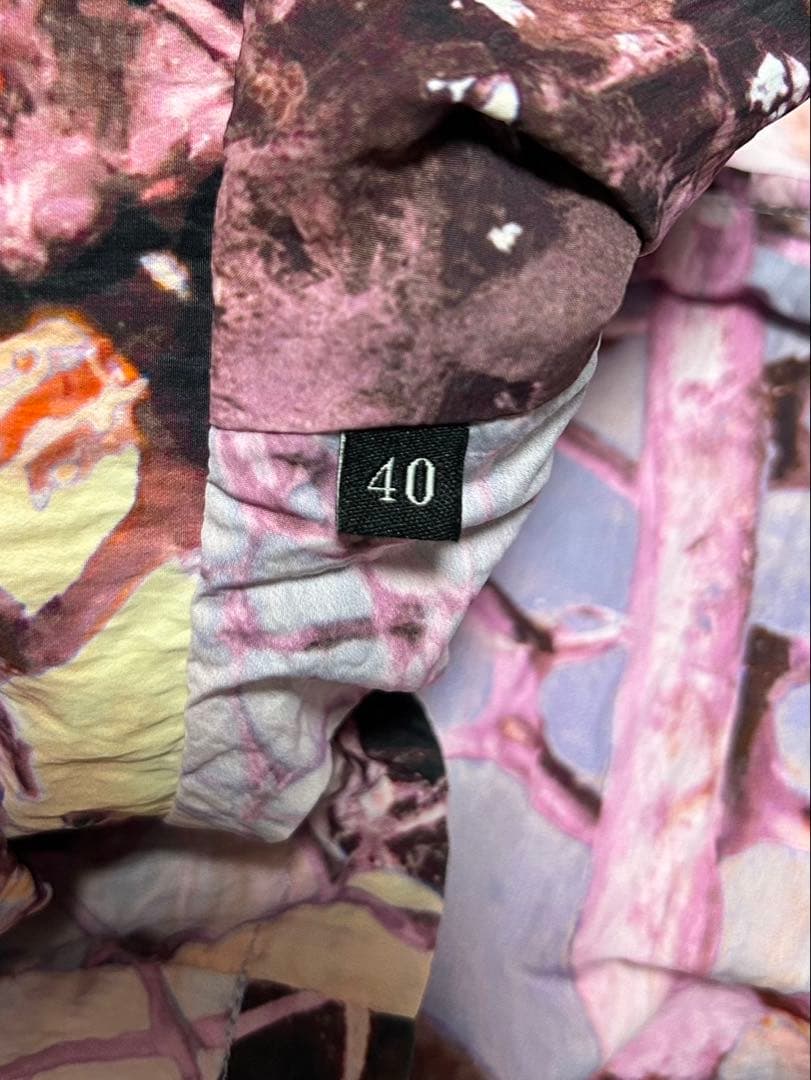 DIESEL/ディーゼル/迷彩柄ナイロンジャケット/size40/ピンク