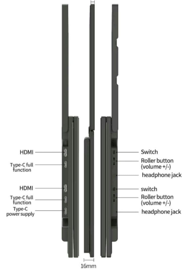 【新品未開封】15.6インチ デュアルディスプレイ 本体