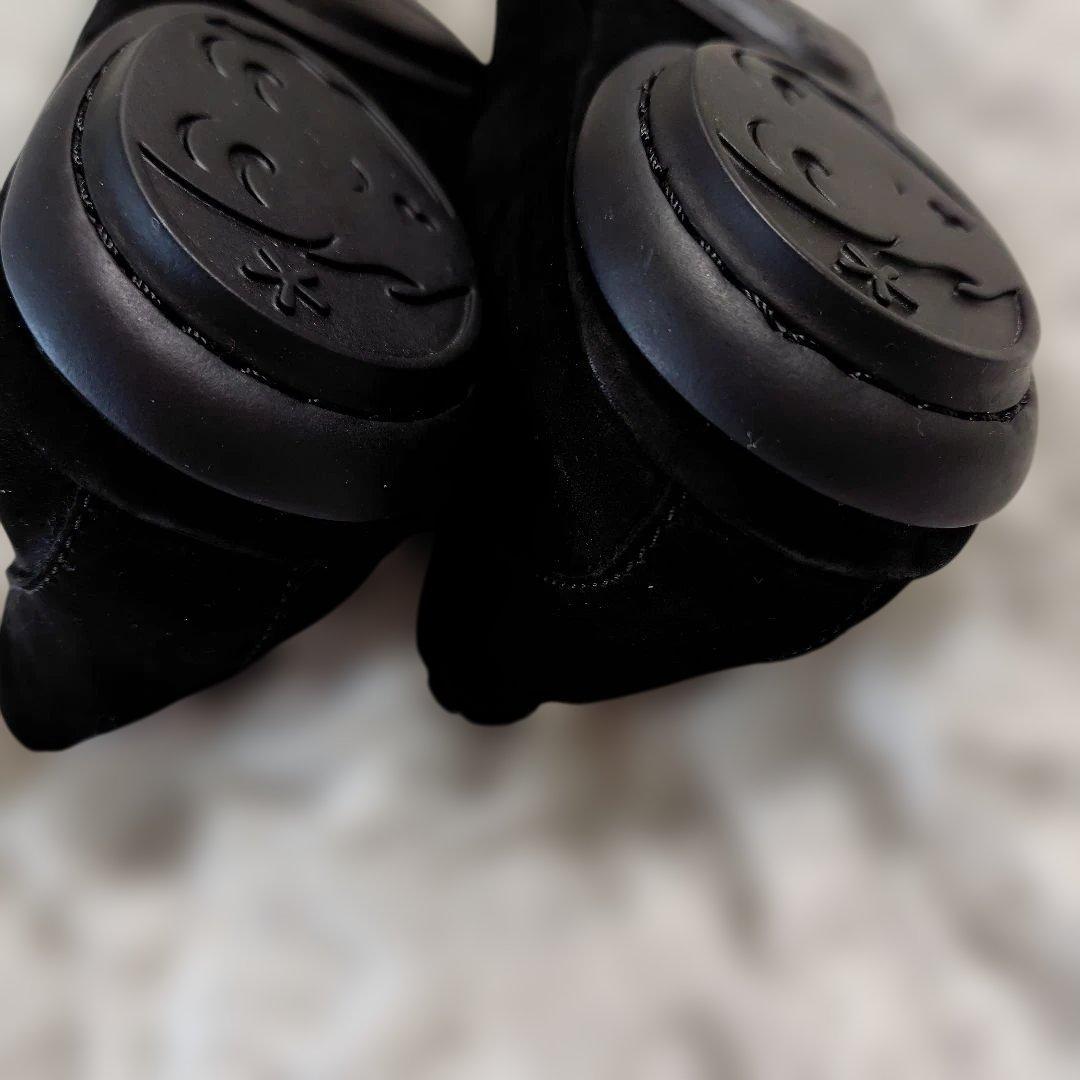 CAMPER ブラックフラットシューズ 刺繍入り　新品未使用　サイズ38