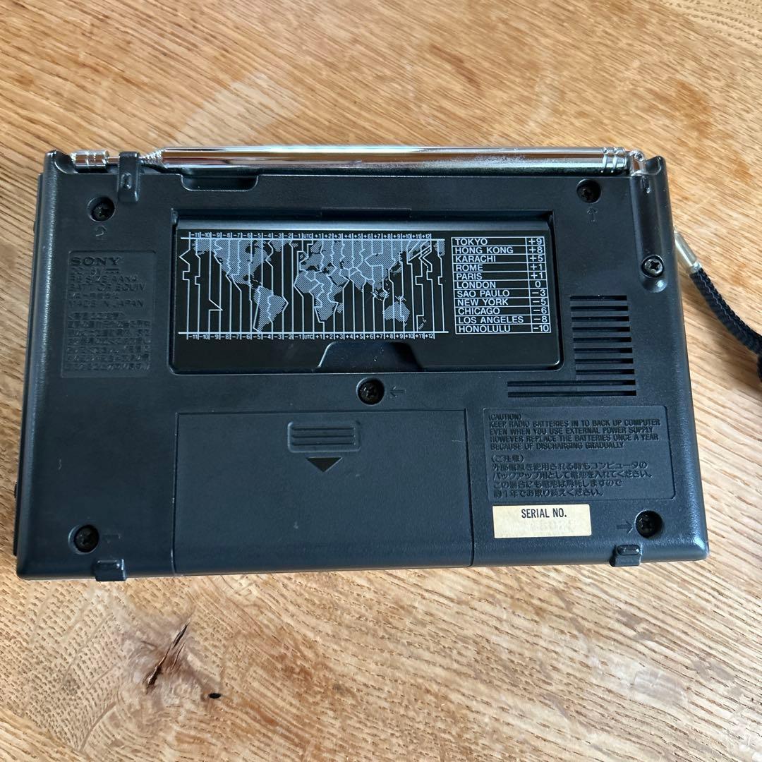 ソニーラジオ PLLシンセサイザーレシーバーICF-SW7600GR BCL