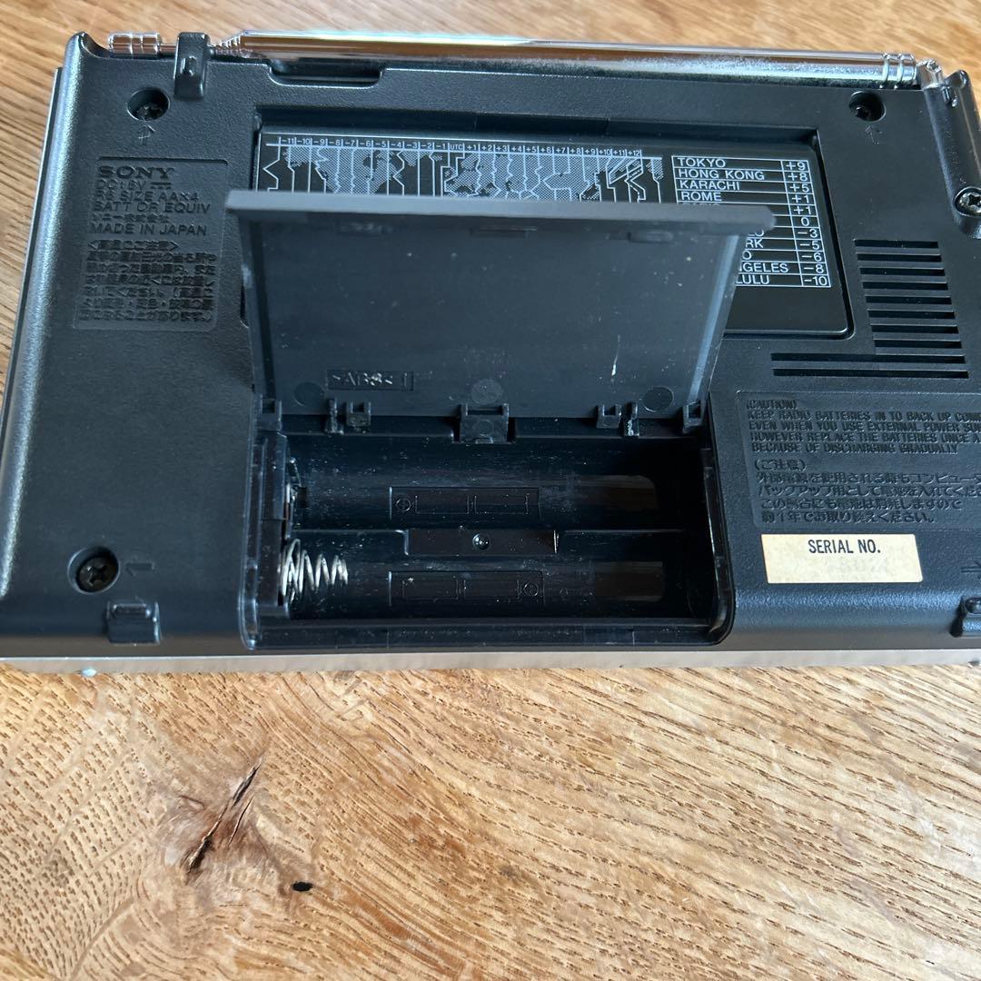 ソニーラジオ PLLシンセサイザーレシーバーICF-SW7600GR BCL