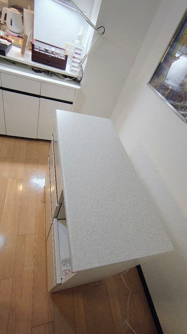 ニトリ キッチンカウンター アルミナ2 100CT WH 2021年製 美品