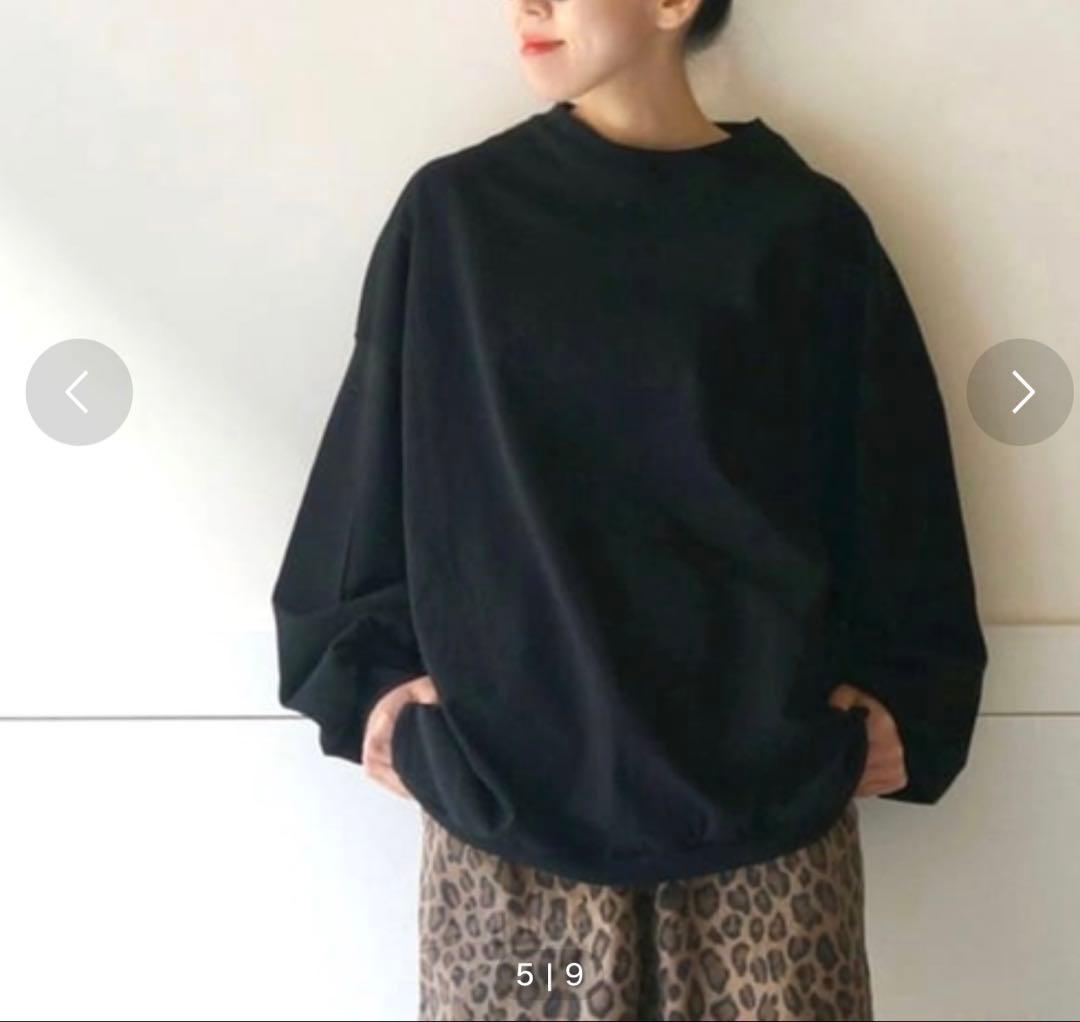 ヴィンテージジャージークルーネックパフプルオーバー