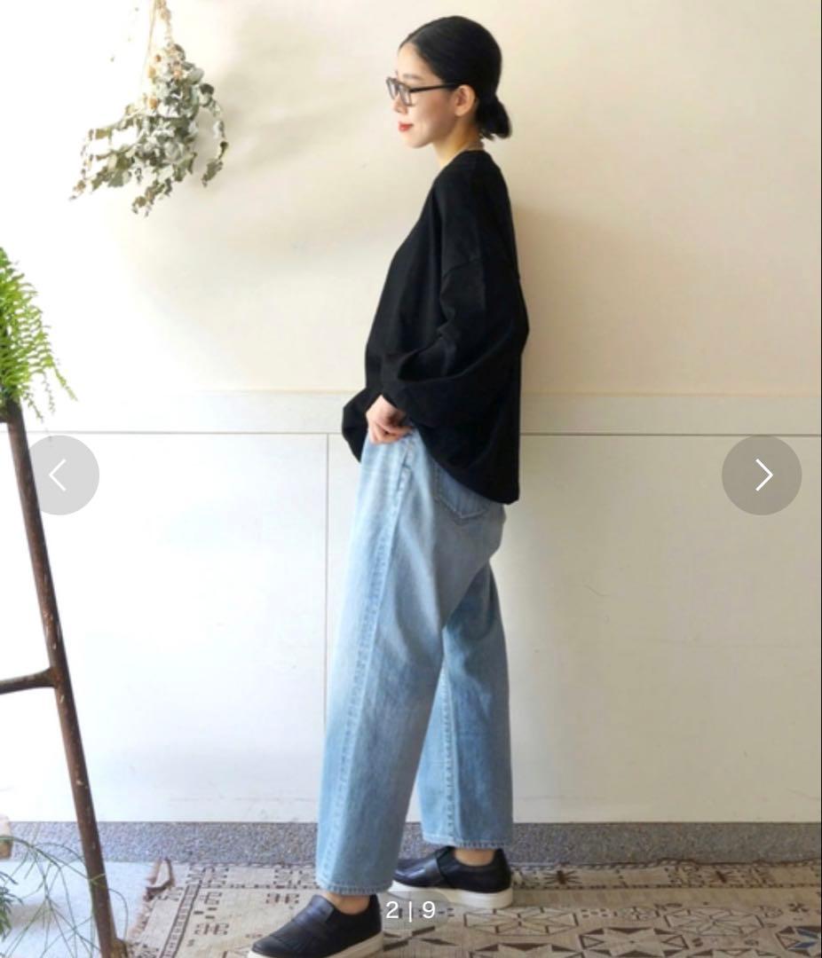 ヴィンテージジャージークルーネックパフプルオーバー