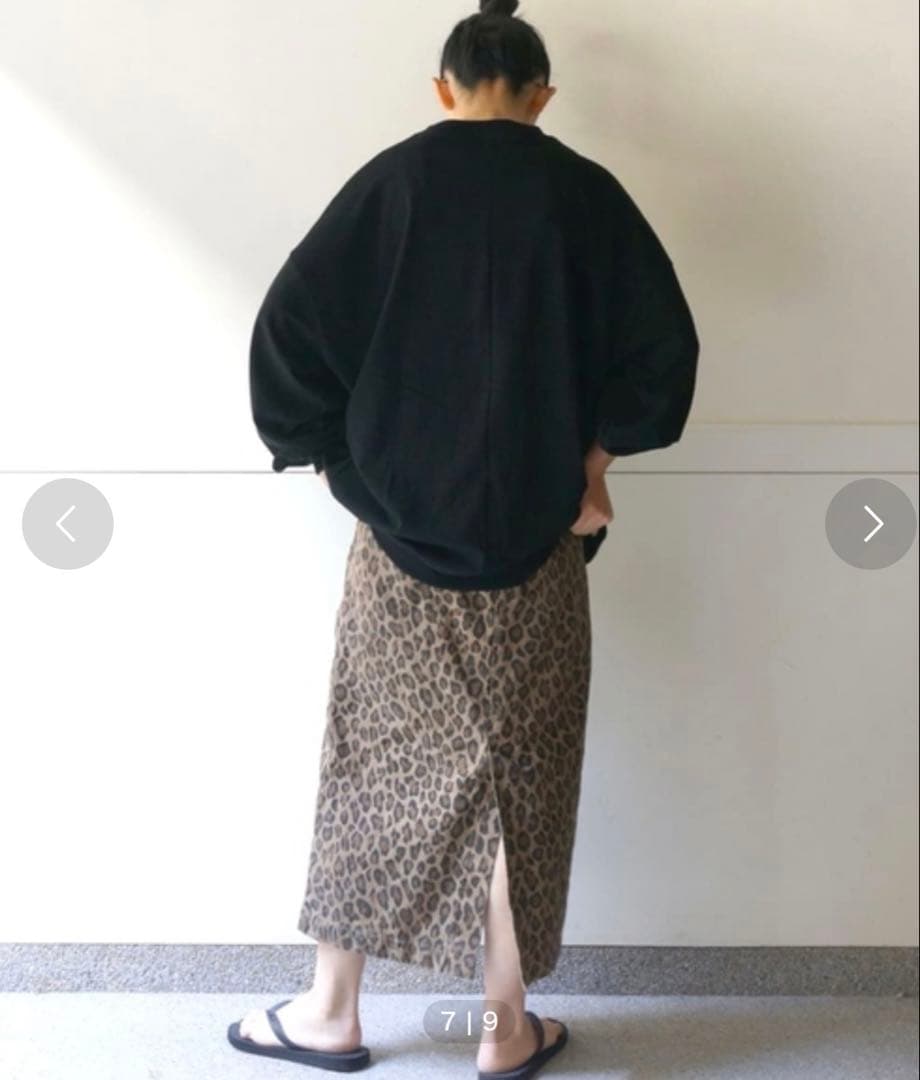 ヴィンテージジャージークルーネックパフプルオーバー