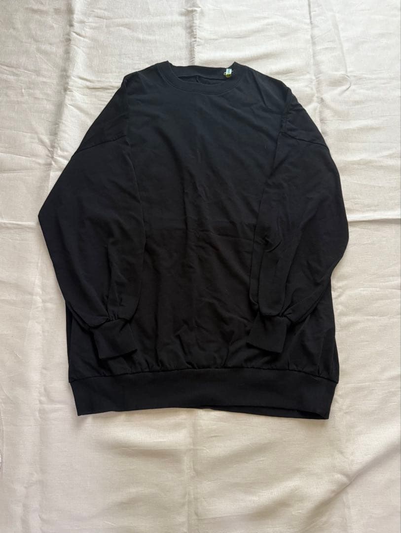 ヴィンテージジャージークルーネックパフプルオーバー