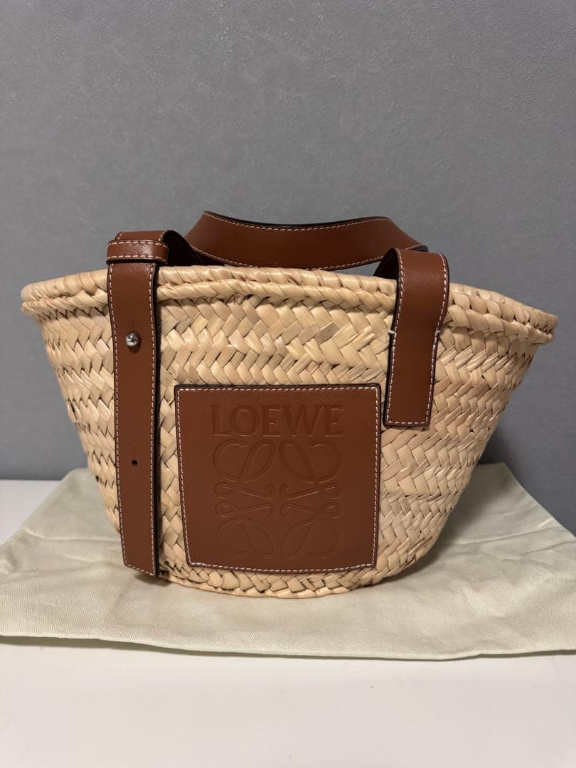 【美品】LOEWE ロエベ　かごバッグ　スモール