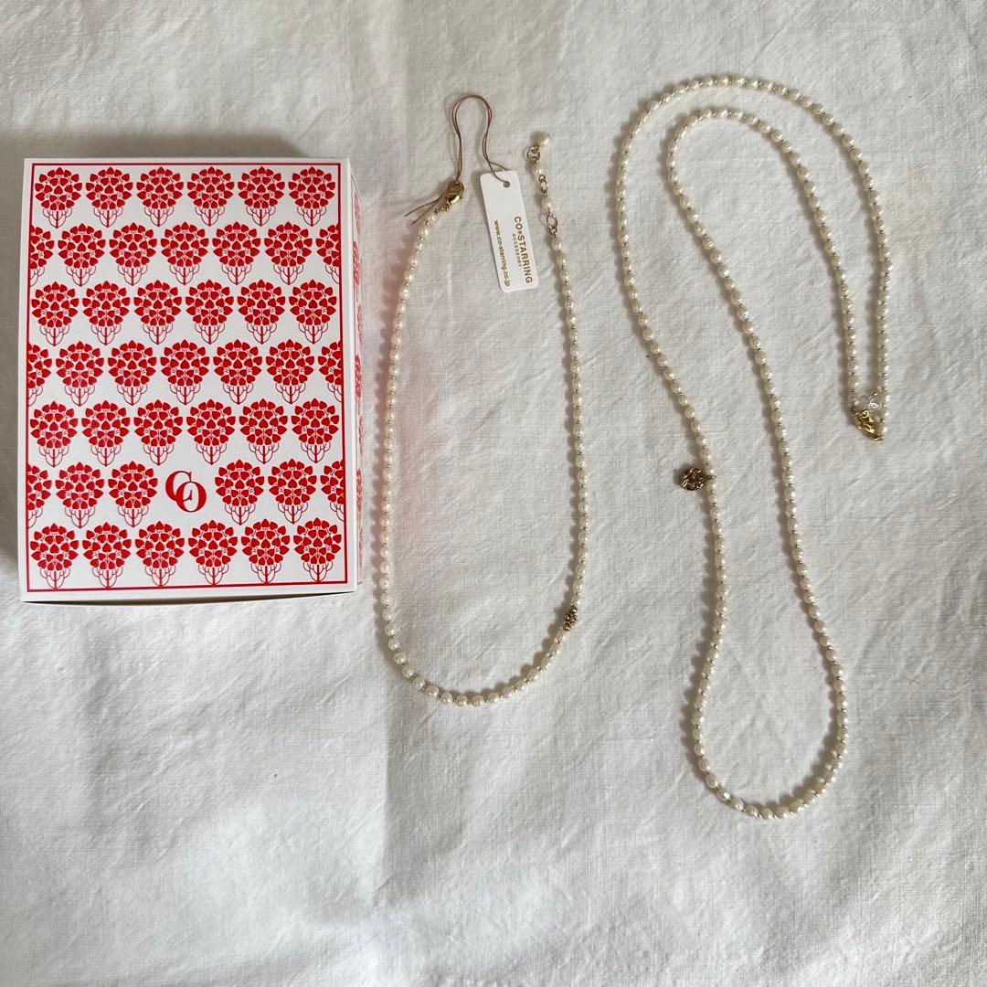 CO・STARRING ロングパールネックレス&パールネックレス