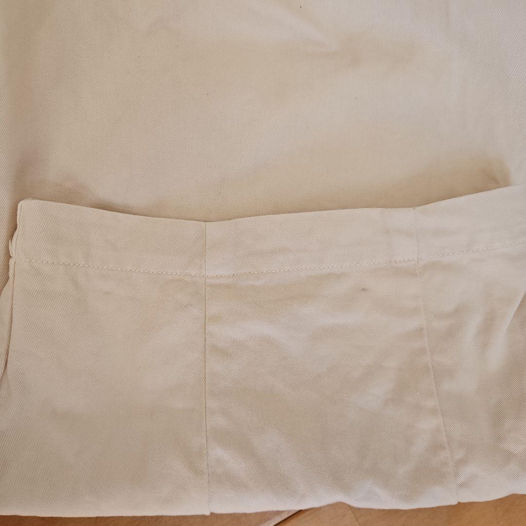 ☆HARVESTY☆アイボリーオフホワイトコットンサーカスパンツ☆美品２☆