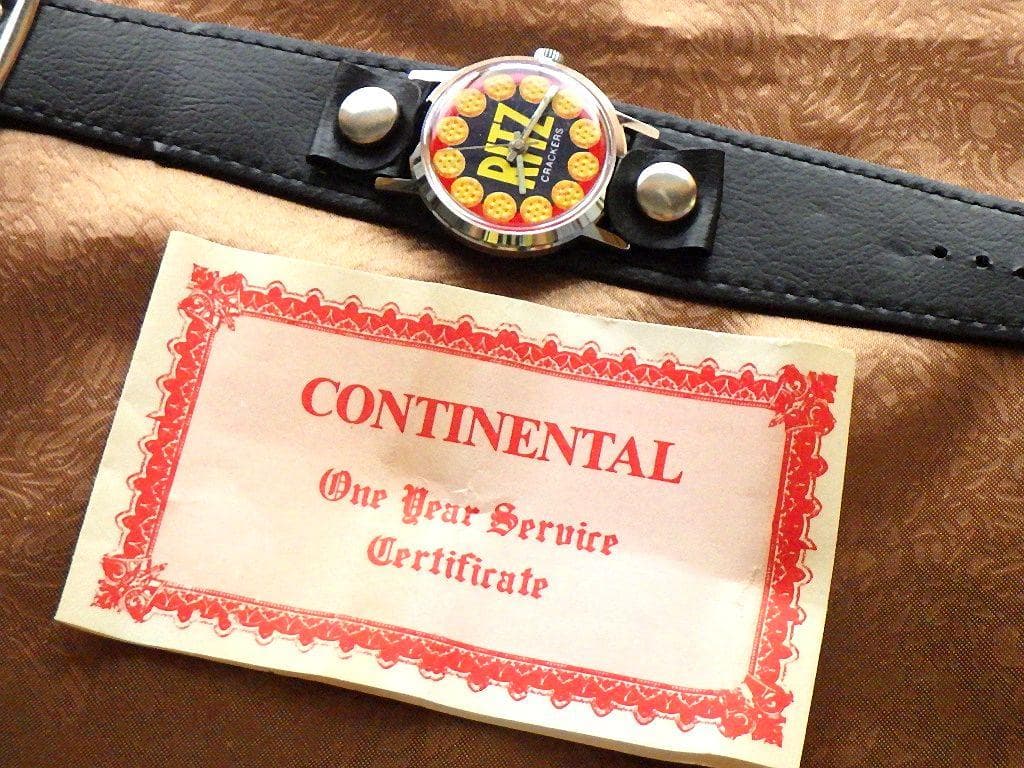 【最終値下】ビンテージRITZリッツ スイス製 手巻腕時計 レトロウォッチお菓子