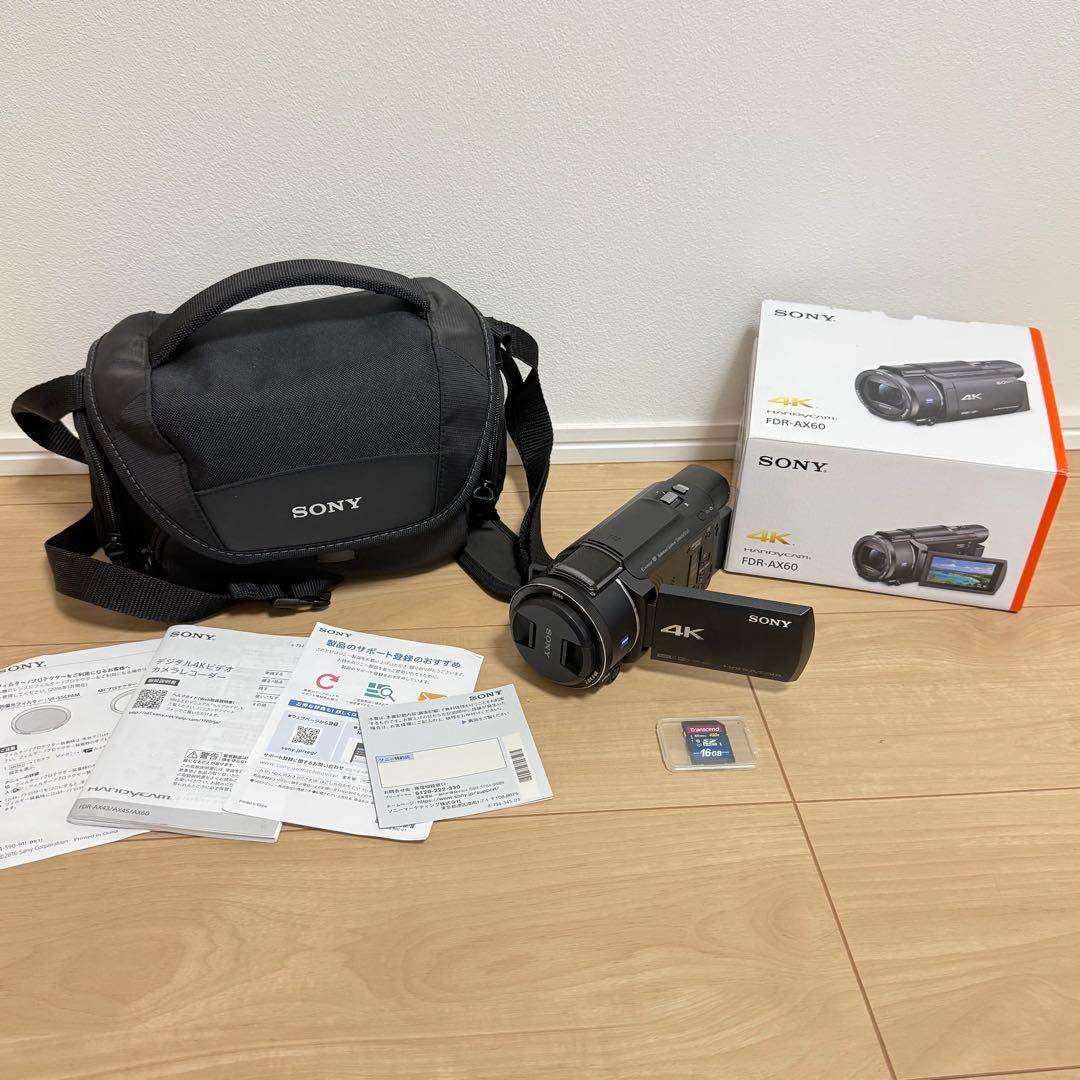 美品！高画質！フルセット！！4Kビデオカメラ セット！