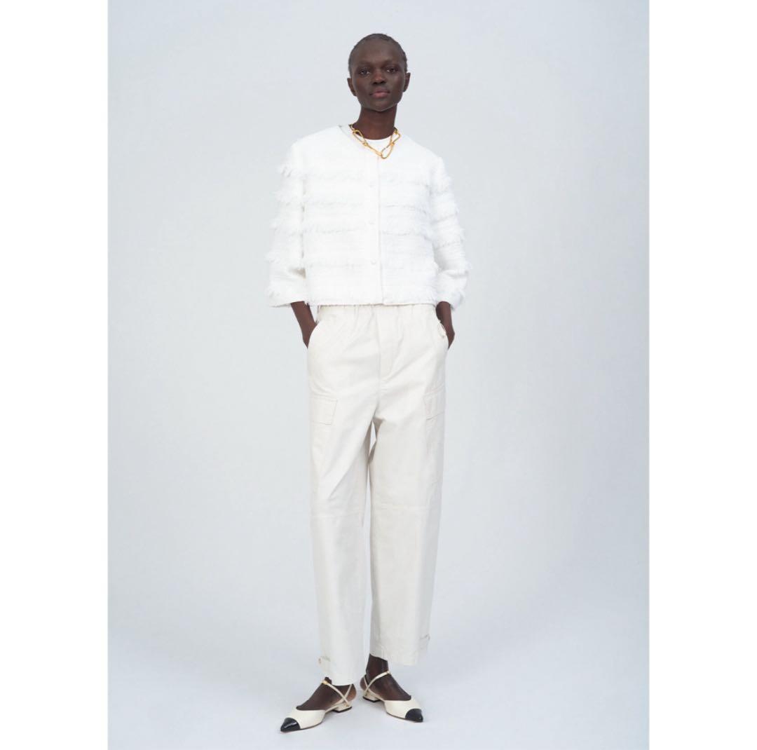 Drawer ドゥロワー ギャバジンカーゴパンツ