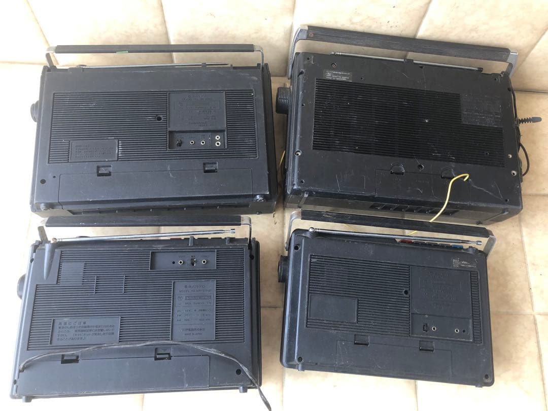 National RQ-548 ラジカセなどまとめて4台ジャンク(G24)