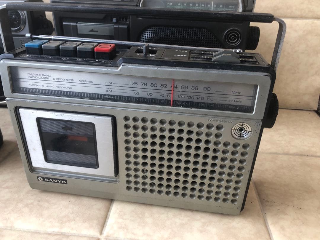 National RQ-548 ラジカセなどまとめて4台ジャンク(G24)