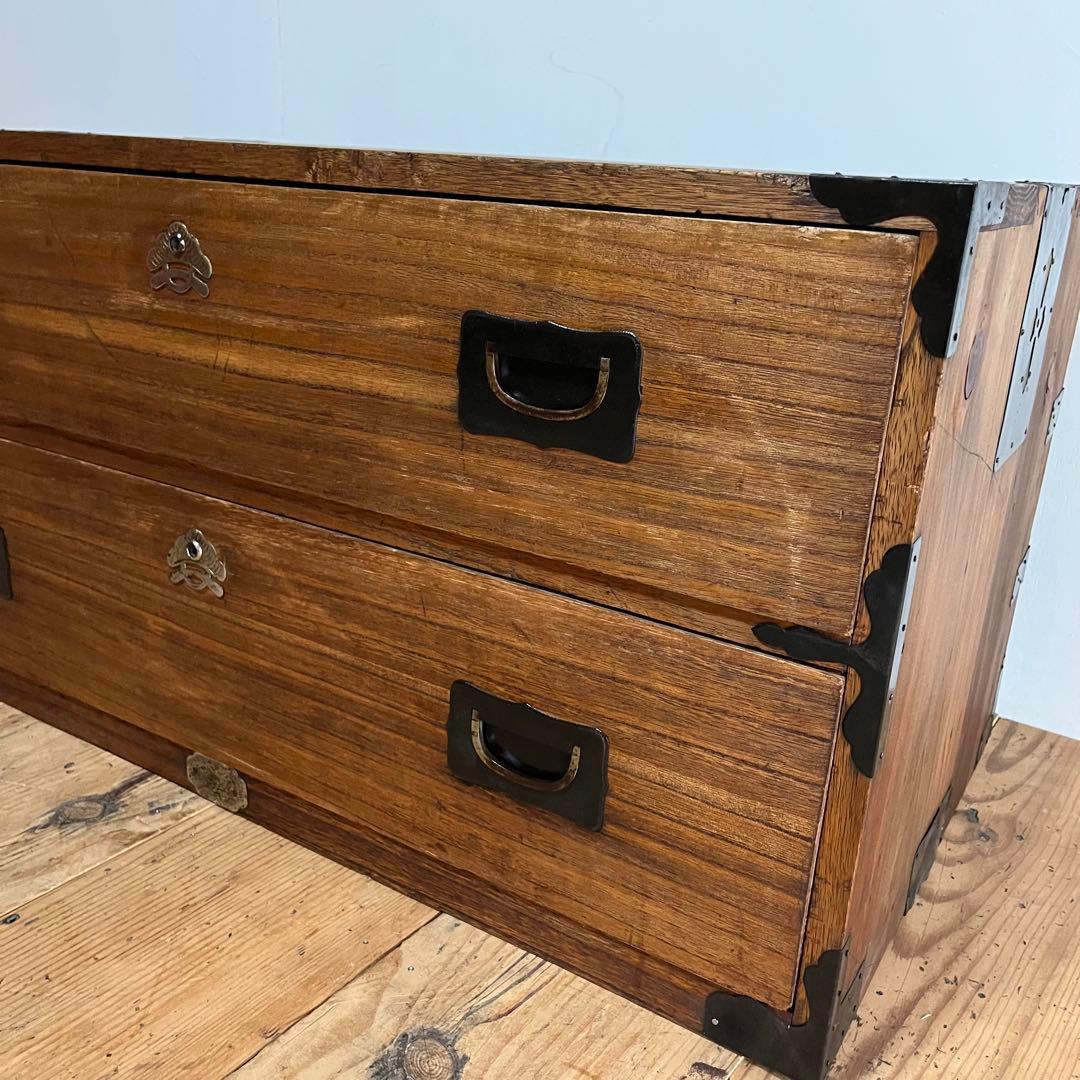 専用 アンティーク チェスト 箪笥 ローボード テレビ台 昭和レトロ z795