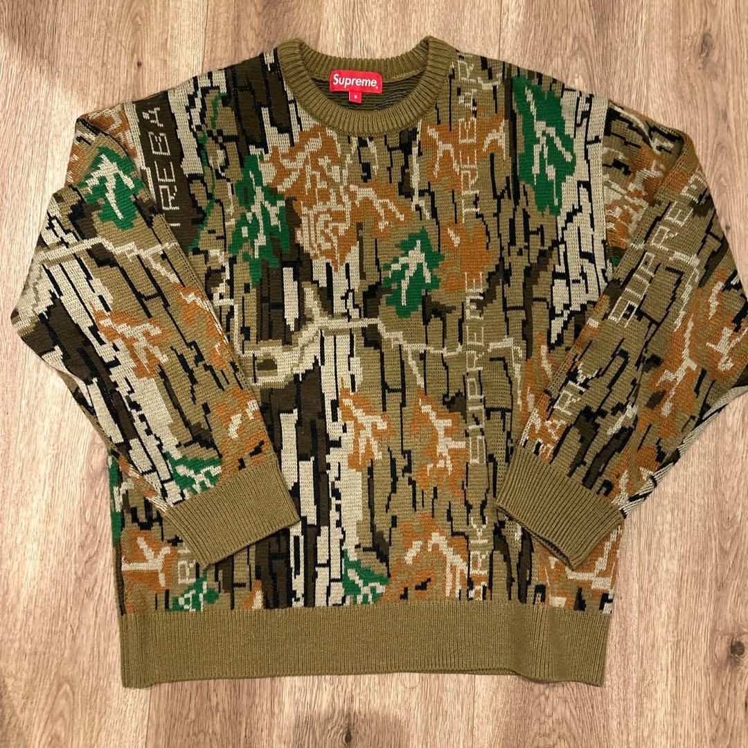 トップス Supreme Trebark Realtree Camo Sweater