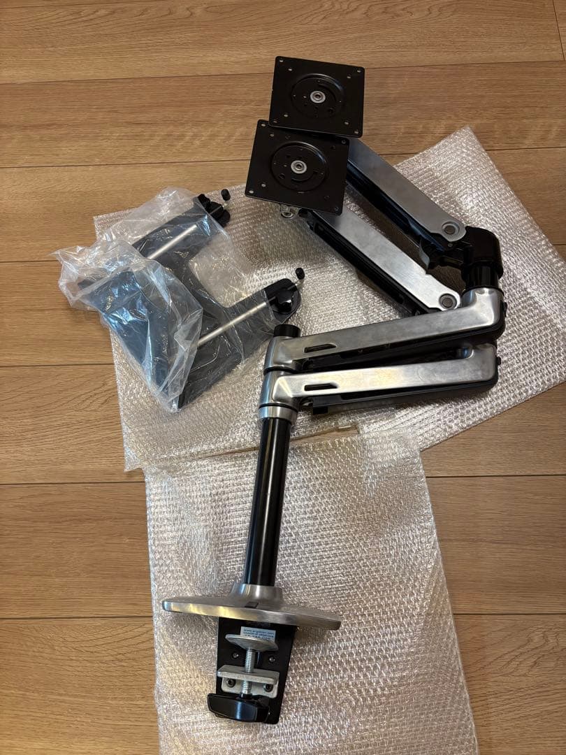 ERGOTRON エルゴトロン LX モニターアーム2画面 シルバー 24インチ