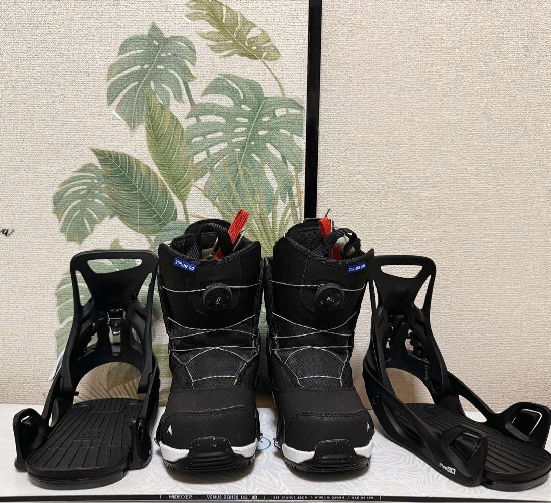 BURTON Step On スノーボードブーツ+ビンディング キッズ24cm