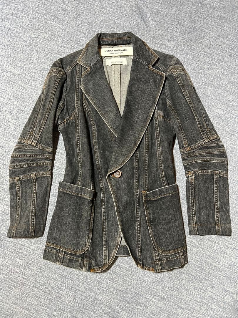 JUNYA WATANABE コムデギャンソン ブラックデニムジャケット