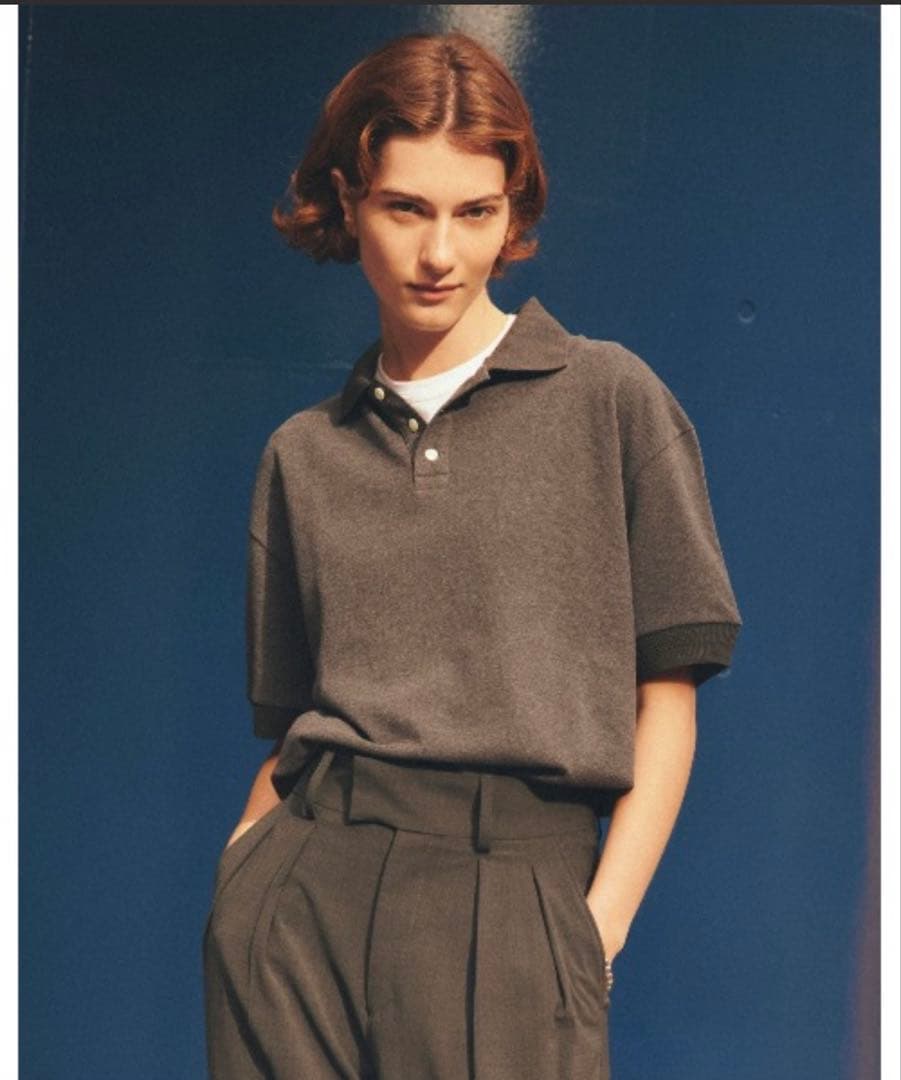 THE SHINZONE シンゾーン ワイド ポロシャツ