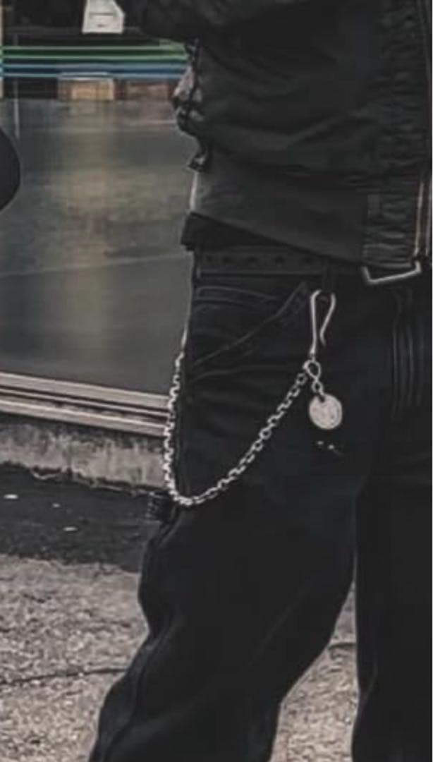 が*ー様 ワンメイク　シルバー925 ウォレットチェーン　レッドムーンアージェン