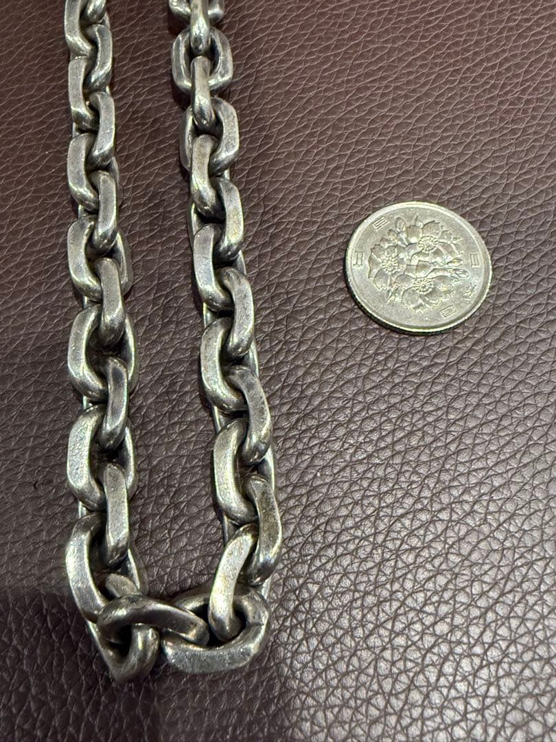 が*ー様 ワンメイク　シルバー925 ウォレットチェーン　レッドムーンアージェン