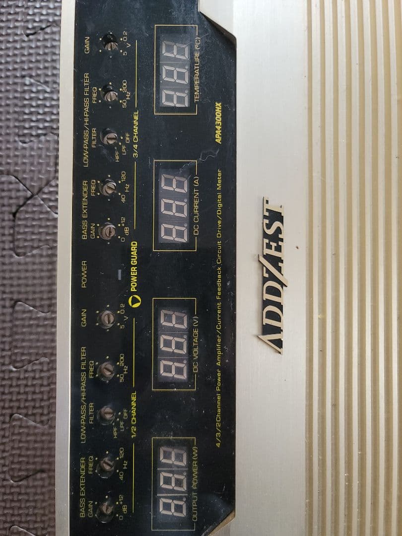 ADDZEST アゼスト APA4300HX パワーアンプ　名機　希少 ジャンク