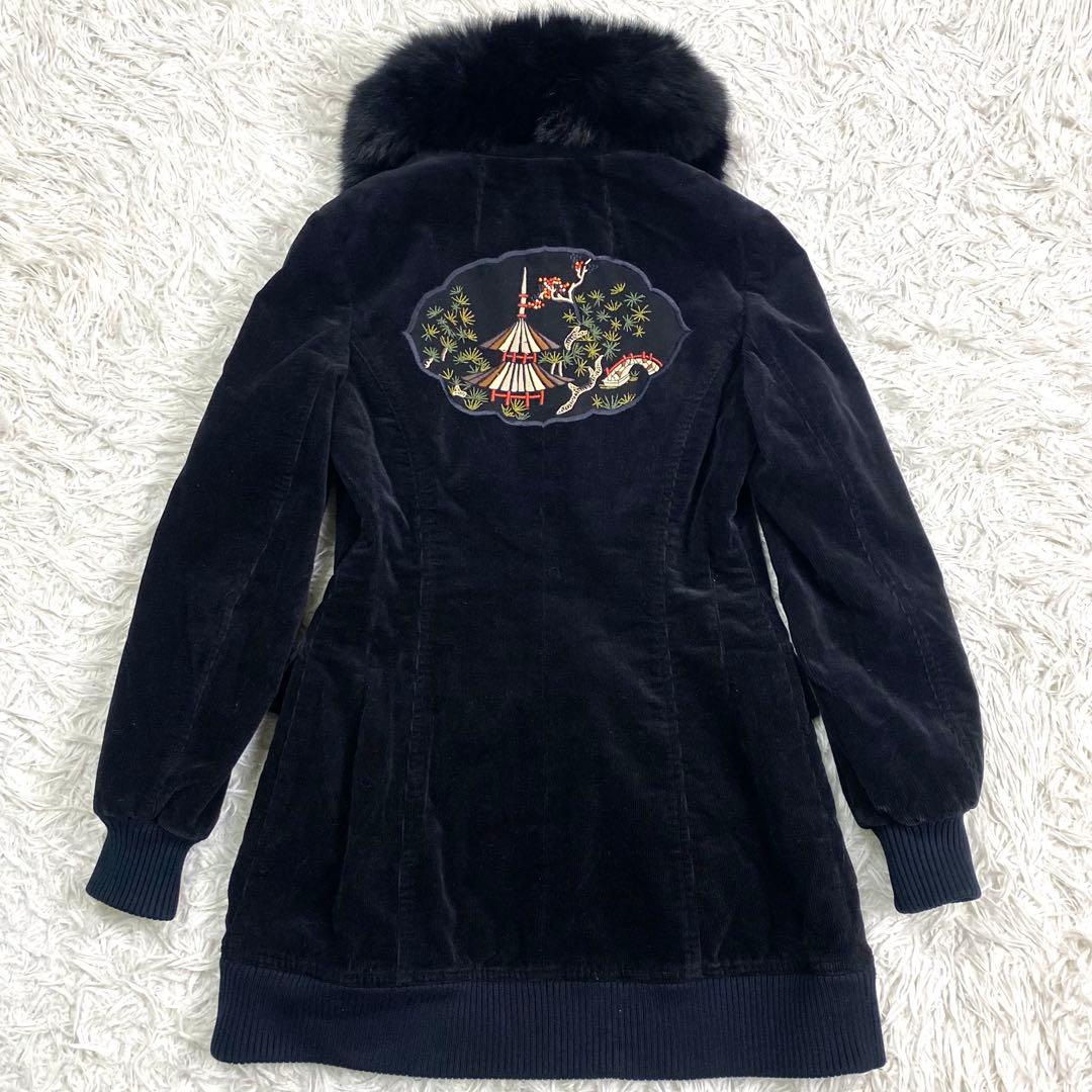 希少✨VIVIENNE TAM フォックスファーコート 刺繍 ジャケット2way