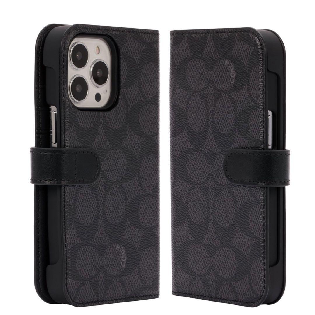 新品 コーチ Coach 手帳型 iPhone11ProMax 用 ケース