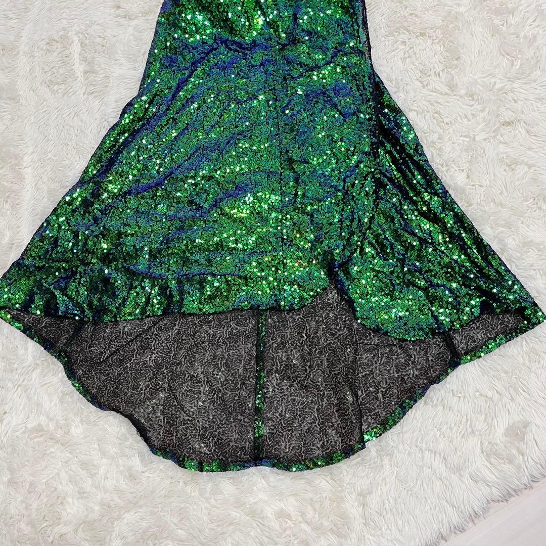 SARA イブニングドレス　ロング　スパンコール