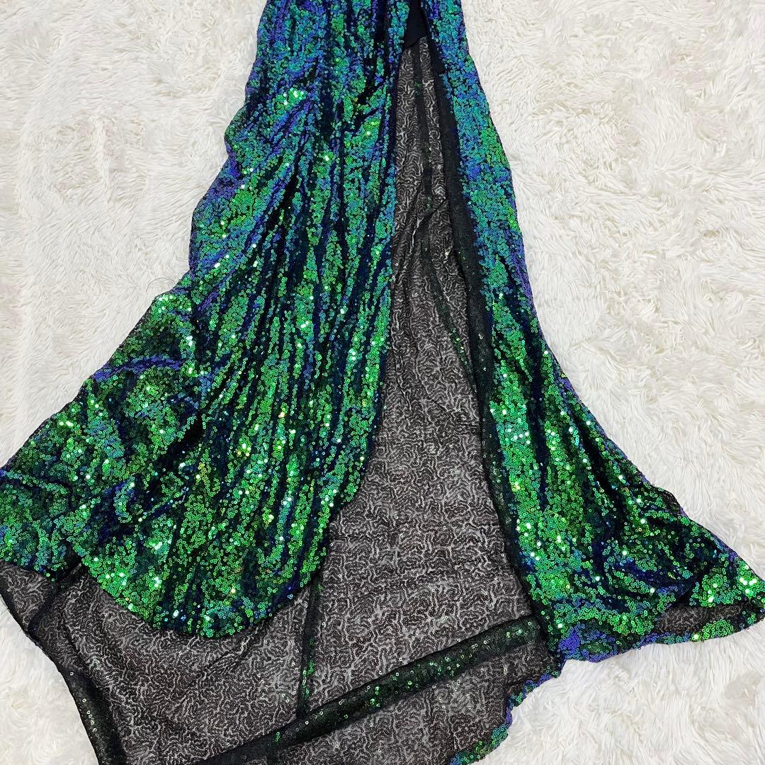 SARA イブニングドレス　ロング　スパンコール