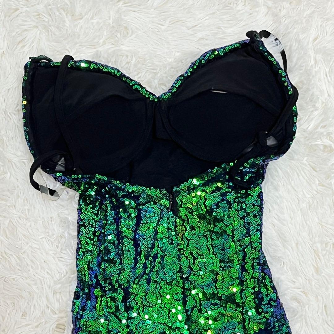 SARA イブニングドレス　ロング　スパンコール