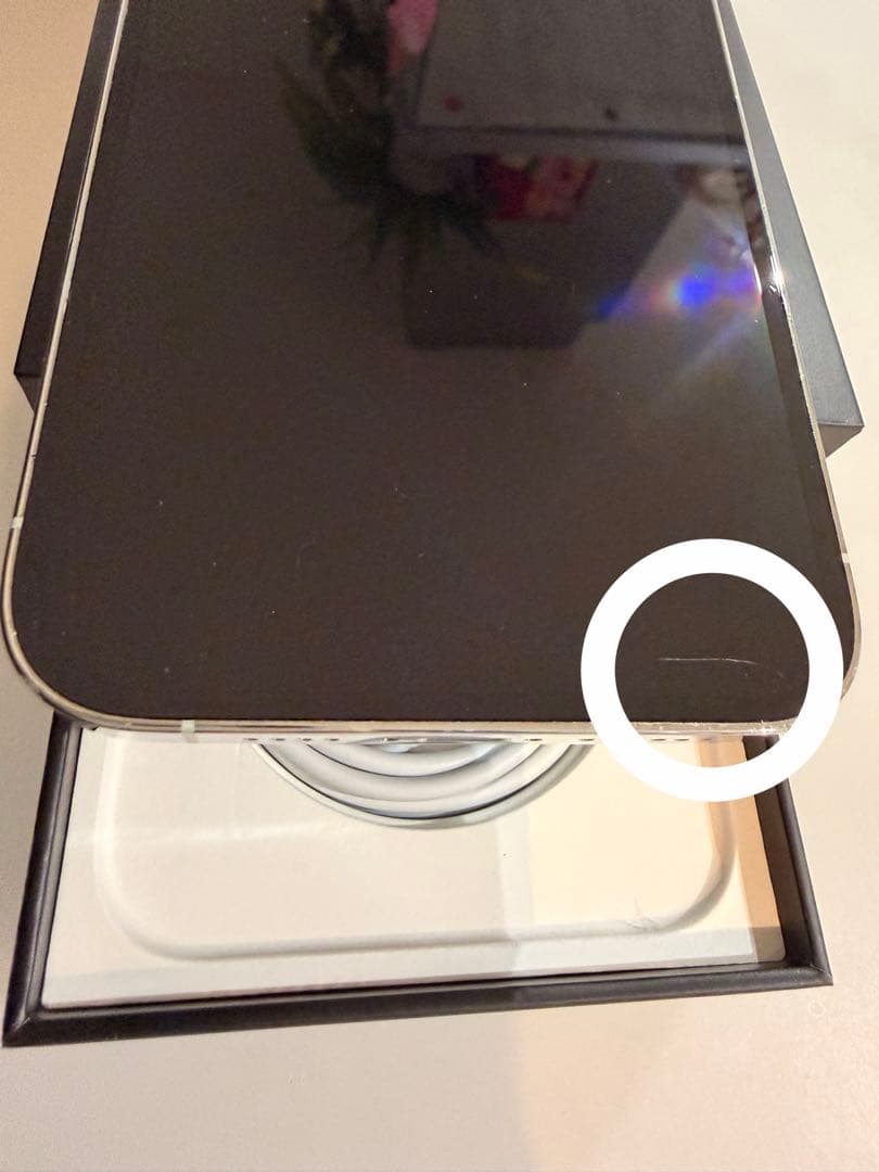 【美品】iPhone 13 pro max 256 シルバー