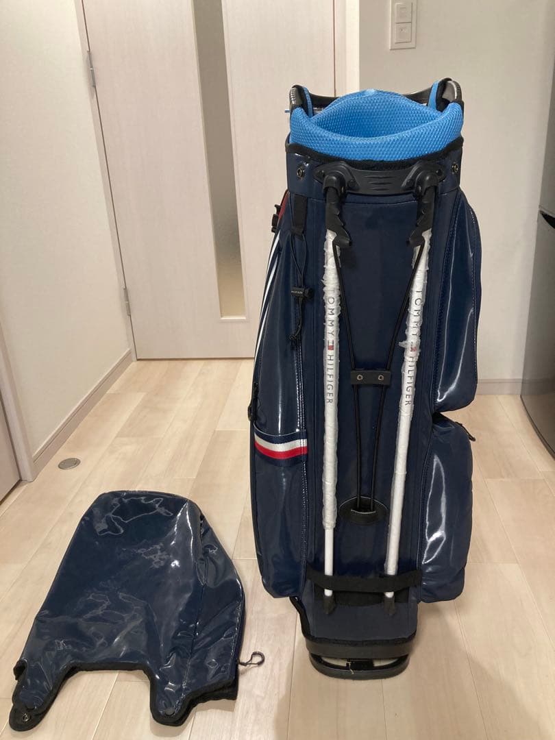 トミーヒルフィガー ゴルフスタンドバッグ ネイビー