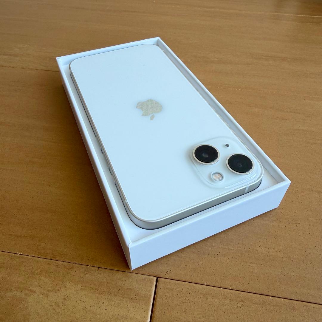 iPhone 13 スターライト 128GB SIMフリ 美品 送料無料