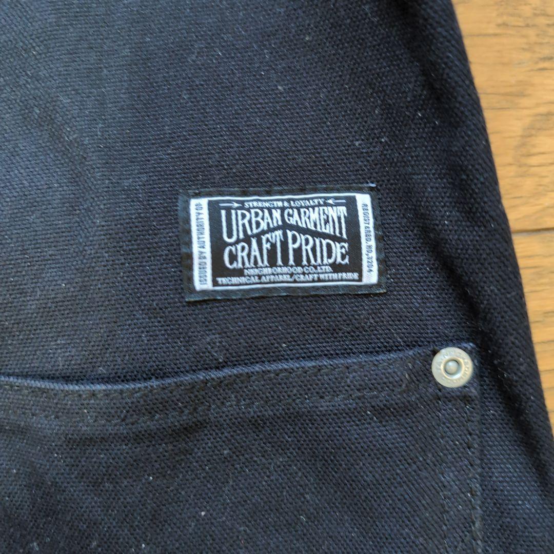 ネイバーフッドダブルニーブラックオーバーオール