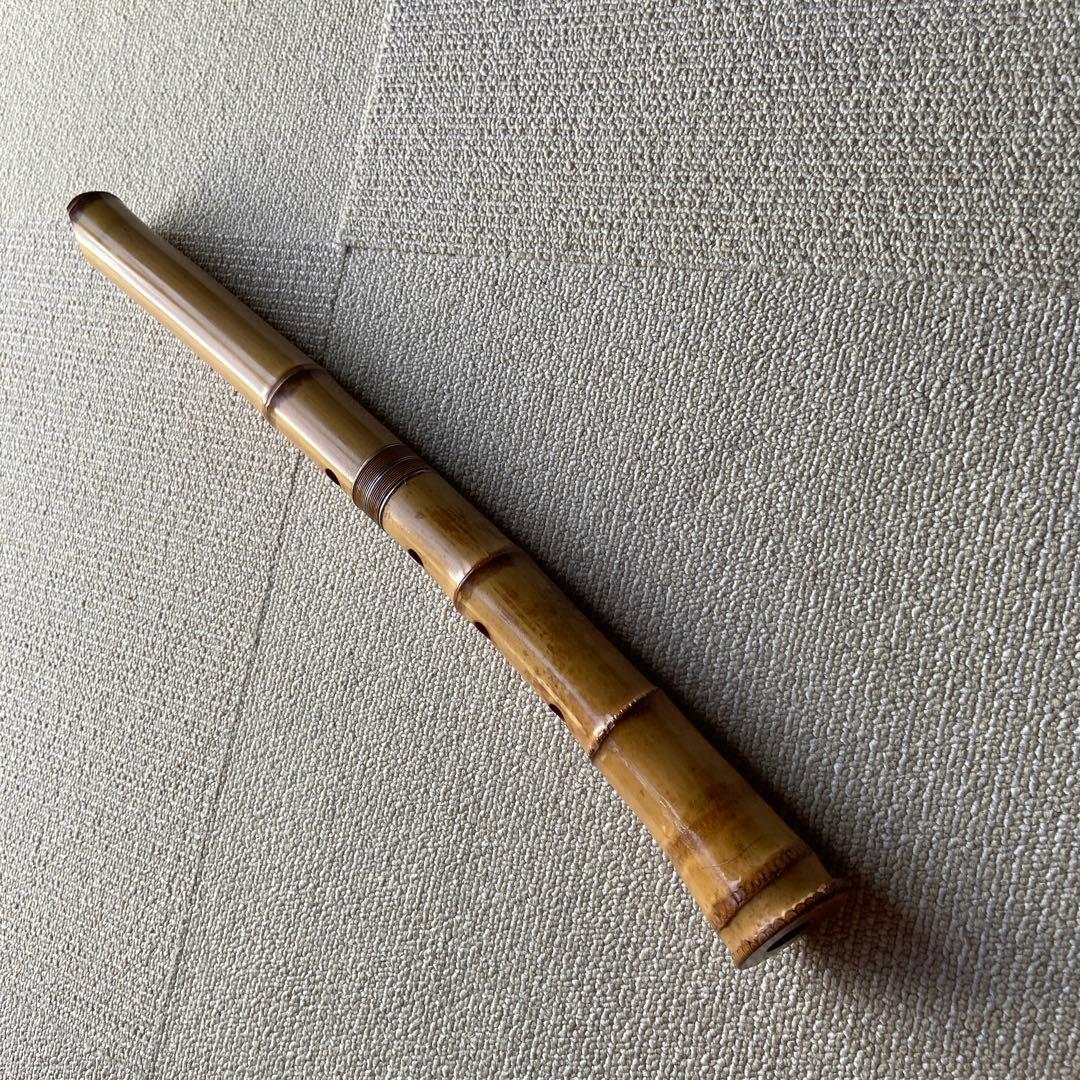 164 尺八　一尺六寸管　無銘