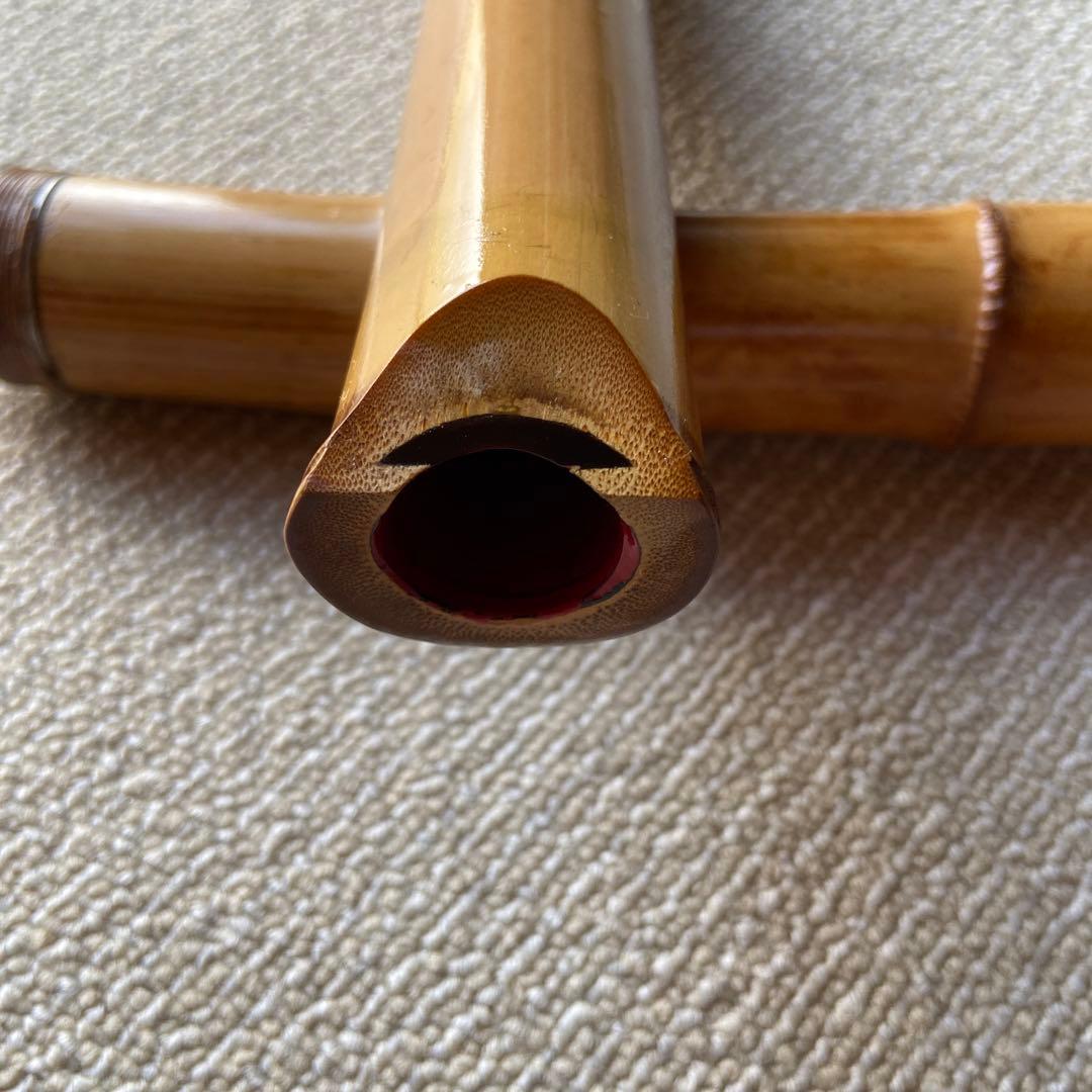 164 尺八　一尺六寸管　無銘