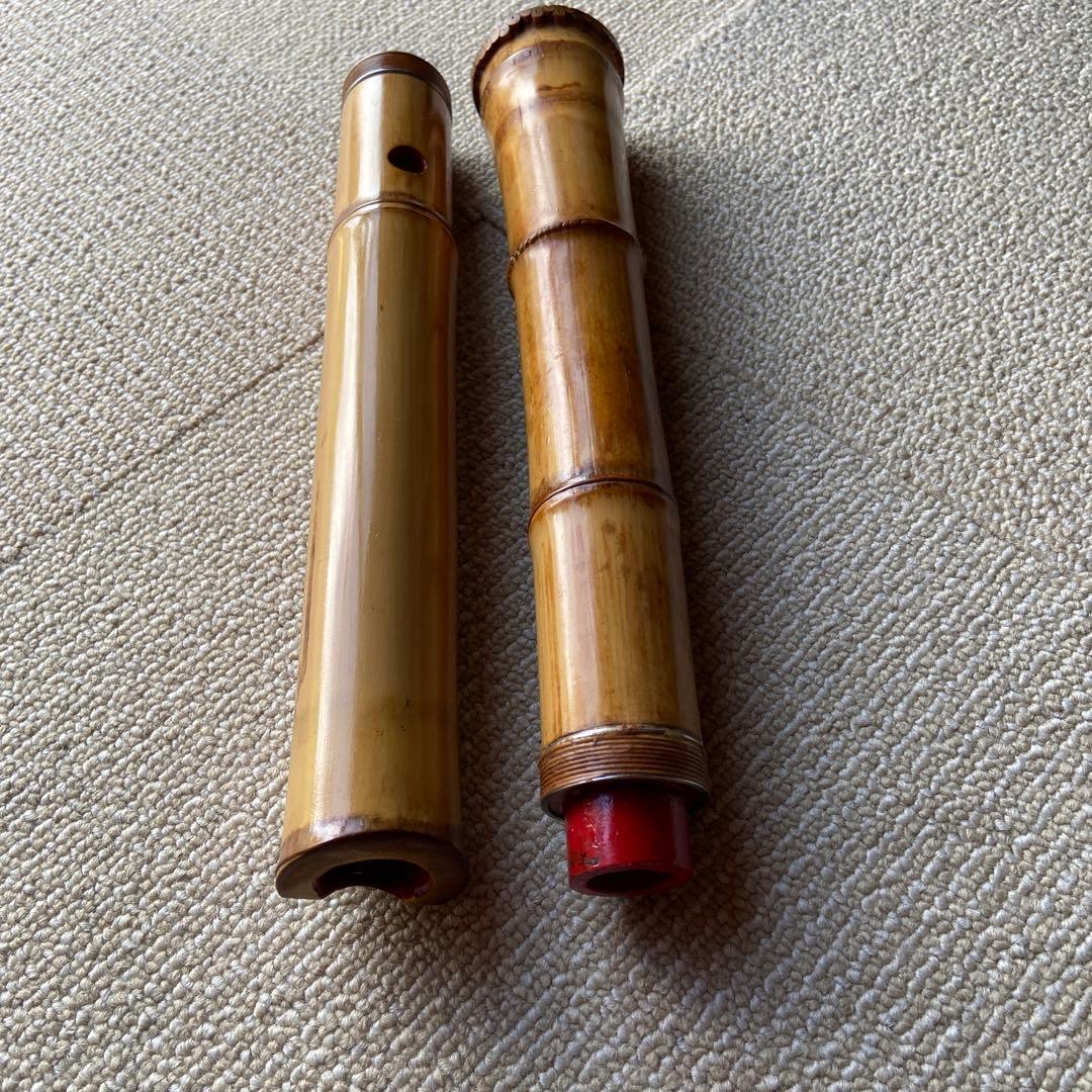 164 尺八　一尺六寸管　無銘