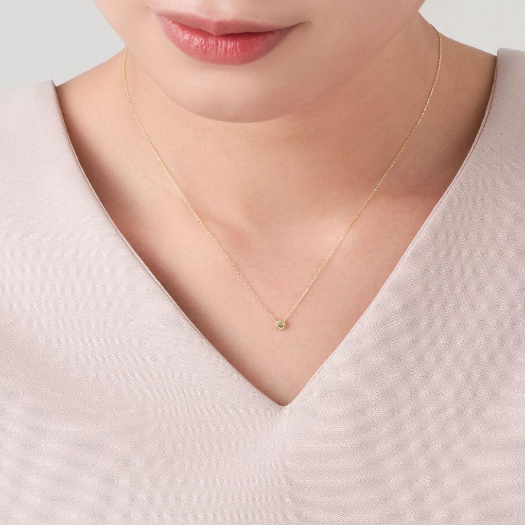 【最終値下げ　新品未使用！】VENDOME AOYAMA ペリドットネックレス