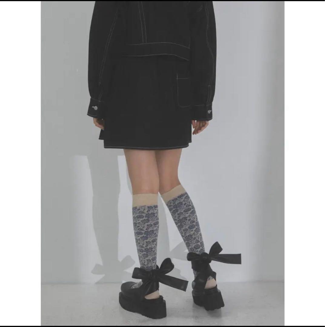 メリージェ二ー ribbonサボ ブラック